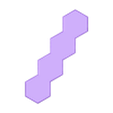 Piece 8.stl Hexagon Board Puzzle - Jogo de tabuleiro de encaixe de formas para crianças