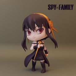 R_1.jpg STL file Yor Forger - Spy x Family・3D printing design to download