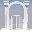 stl-gate5.png 3D Gateway Exterior Gate