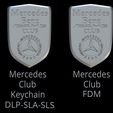 11.jpg Mercedes Benz Logo, Set From 1902 to 2021, and keychain Mercedes AMG Club, File STL for all 3d Printer