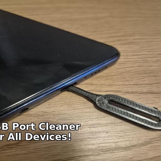 💾 USB port cleaner・Free STL File for 3D printing・Cults