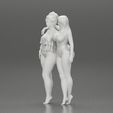3DG-0012.jpg Two girl in bikini hugging on the beach