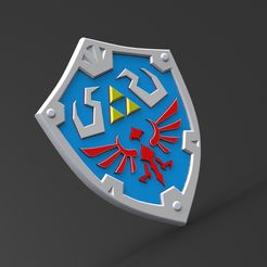 217991939_1366406207090274_4899822205242538061_nw3.jpg Fichier STL Bouclier hylien pour les joycoins・Modèle à télécharger et à imprimer en 3D