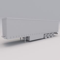 Semi Trailer 1.jpg Semirremolque Vehículo imprimible 3D Archivo digital STL