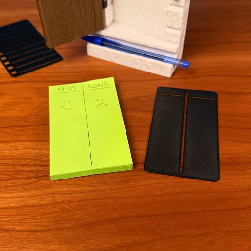 🎶 SECRET NOTE | STICKY NOTES HOLDER & STENCILS・ 3D File for 3D printing ...