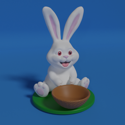 Benny.png STL-Datei Benny Der Osterhase kostenlos・3D-Drucker-Design zum herunterladen