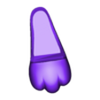 foot_left.stl Free STL file Bugs Bunny Standing・3D printing model to download