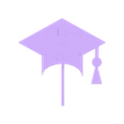 Grad_2021.stl Graduation 2021 Cupcake Topper