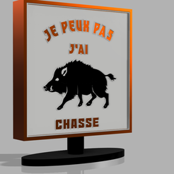 creation-a-usage-personnel-ne-peux-etre-vendu-même-une-fois-imprimée.png Archivo STL caja de luz para la caza del jabalí・Modelo para descargar y imprimir en 3D