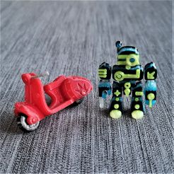 Vesp-Flix.jpg STL-Datei FLIX - Bot mit viel Zubehör! - KEINE HILFSMITTEL / Druck an Ort und Stelle / Einfacher Druck!・3D-Druck-Idee zum Herunterladen