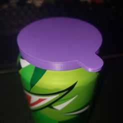 20220120_142714.jpg Archivo STL gratis Tapa de lata de refresco・Diseño por impresión en 3D para descargar