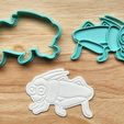 Cookie-Cutter-Cricket.jpg 🦗 CORTADOR DE LA GALLETA DEL GRILLO | TEMA DE LA HORNADA DEL INSECTO | ARCHIVO STL IMPRESO 3D | 7CM ULTRA NÍTIDO | GALLETAS DEL PARTIDO DEL INSECTO