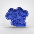 3.jpg Blue's Clues saying hello cookie cutter