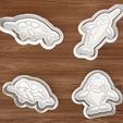 01.jpg Narwhal Cookie Cutter Set