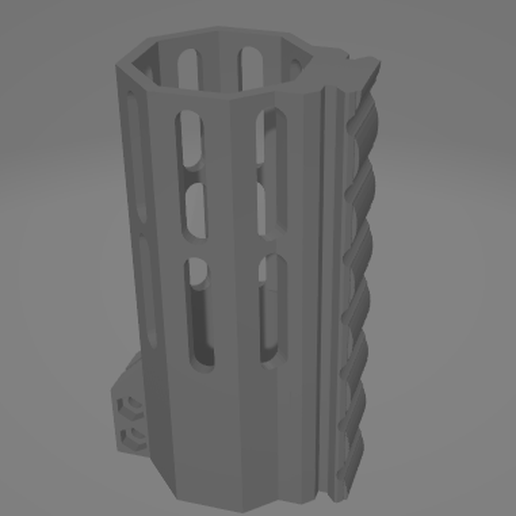 4 inch M4 Handguard (Suport-free) 3D model