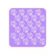 Rosas001-12x12.stl ROSE STENCIL #1