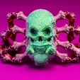 IMG_2471.jpg Archivo STL Rey araña articulado Halloween・Design para impresora 3D para descargar