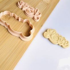 IMG_0511.jpeg Archivo STL Galleta del amor, plastilina, cortador de fondant con sello・Modelo para descargar y imprimir en 3D