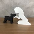WhatsApp-Image-2023-01-07-at-13.46.51-1.jpeg Girl and her Schnauzer (wavy hair) for 3D printer or laser cut