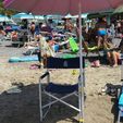 sedia_display_large.jpg Free STL file Beach umbrella and chair lazy coupler・Model to download and 3D print