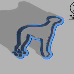 Greyhound.png STL file Greyhound Dog FONDANT AND COOKIE CUTTER FOR BAKING・3D print model to download