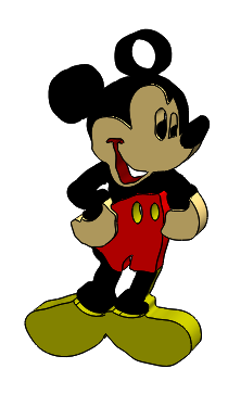 Mickey Mouse Keychain2.PNG Key Chain