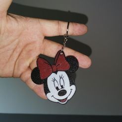 IMG_20230707_190823.jpg Fichier STL Porte-clés Minnie Mouse multicolore・Design imprimable en 3D à télécharger