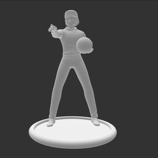 Captain Tsubasa - Genzo Wakabayashi - Benji 3D model