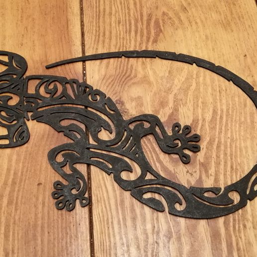 Lizard Wall Decor 3D model