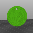 verso.png KeyChain 1 DOLLAR COIN REPLICA 3D