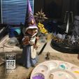 Photo-Jul-24,-2-00-01-PM.jpg Gnomess Cleric, female gnome Tabletop RPG miniature or garden gnome