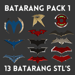 3D-PRINTING-min.png Batarang Pack - 13 Unique Batarangs