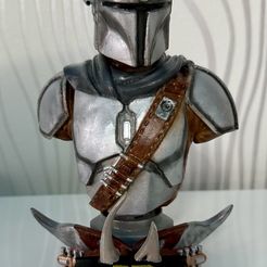 Mandalorian Bust - Star Wars 3D Models - Tested and Ready for 3D printing