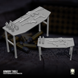 1.png Armory Table Playset 3D printable files for Action Figures