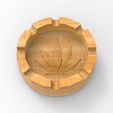 untitled.143.jpg Marijuana Ashtray, Cigar Tray Cnc Cut 3D Model File For CNC Router Engraver, Plate Carving Machine, Relief, serving tray Artcam, Aspire, VCarve, Cutt3D