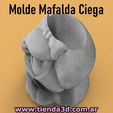 mafalda-ciega-3.jpg Blind Mafalda Flowerpot Mold