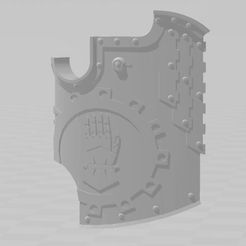 1.jpg Archivo 3D 10º LEGIO ESCUDOS GUANTELETES DE ACERO・Modelo de impresora 3D para descargar