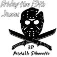 Horror-Silhouettes-Pt3-Jason.jpg Halloween Horror Silhouette Rob Zombie Ghostface Scream Jason Friday 13th