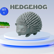 Hedgehog-1-F.png Mini animales lindos - Set 1 - Comercial