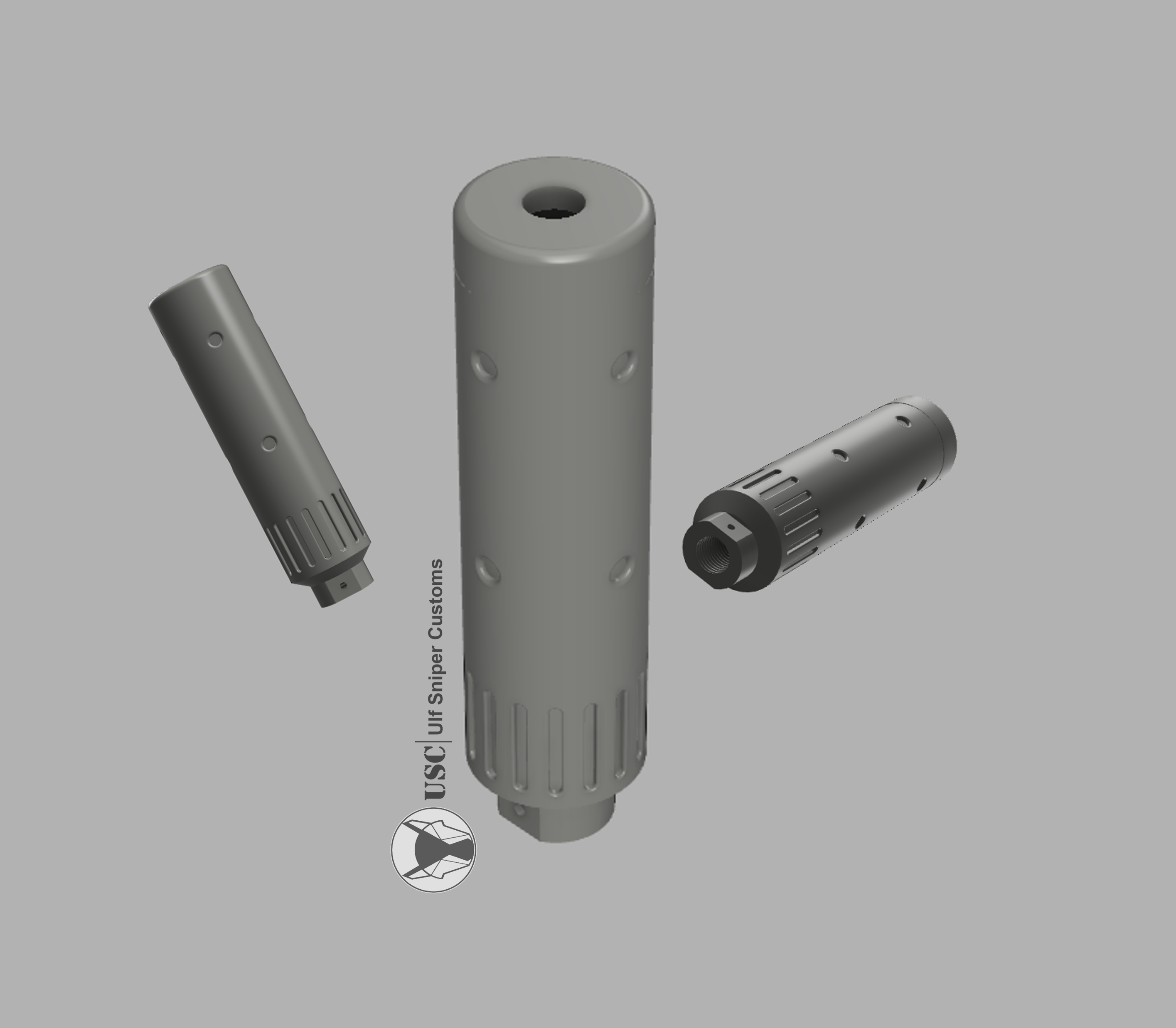 Download STL file Airsoft Silencer | Molded • Template to 3D print ・ Cults