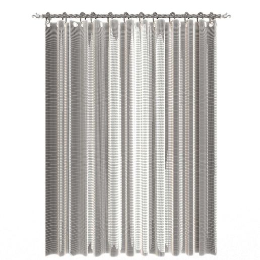 Wireframe-Cornice-Classic-Curtain-1.jpg Карниз Классическая штора 01 Золото