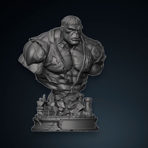 ♾️ Hulk Infinity Gauntlet Bust STL Marvel 3D Print Sculpture・Archivo ...