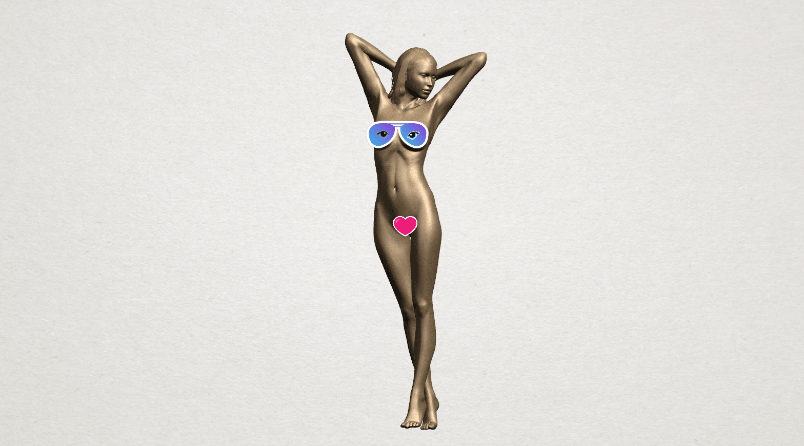 Naked Girl - Full Body (i) A00.png Download free file Naked Girl - Full Body 01 • 3D printing template, GeorgesNikkei