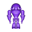 Flexy Buzz Lightyear_With Helmet.stl STL file Buzz Lightyear Flexible Print In Place No Support・Template to download and 3D print