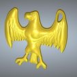 keychain-04art-01.jpg keychain eagle  keyring trinket neck pendant key-keeper keychain-04art 3d-print and cnc