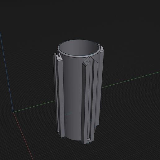 Free STL file Model Rocket Engine Base W/Fin Slots 🚀 ・3D print design ...