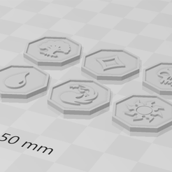 counter7.png Archivo 3D MAGIC THE GATHERING MANA COUNTERS - STL FILE・Diseño de impresión en 3D para descargar