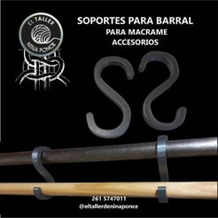 SOPORTE-S-CARTEL.jpg Free STL file Support S・3D print model to download