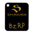 sesion-53-1-3.png Shakira BZRP Session #53 Shakira Keyring ver1