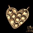 2.jpg Honeycomb Heart pendant